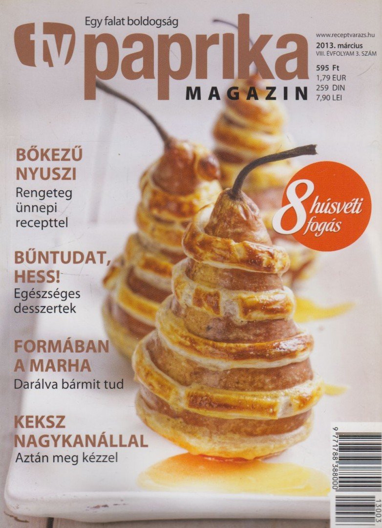 ZSIGMOND GÁBOR - TV paprika magazin 2013. március [antikvár]