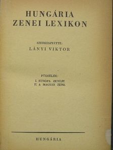 Hungária zenei lexikon [antikvár]