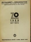 Berwin A. - Zeitschrift für Organisation Januar-Dezember 1929 [antikvár]