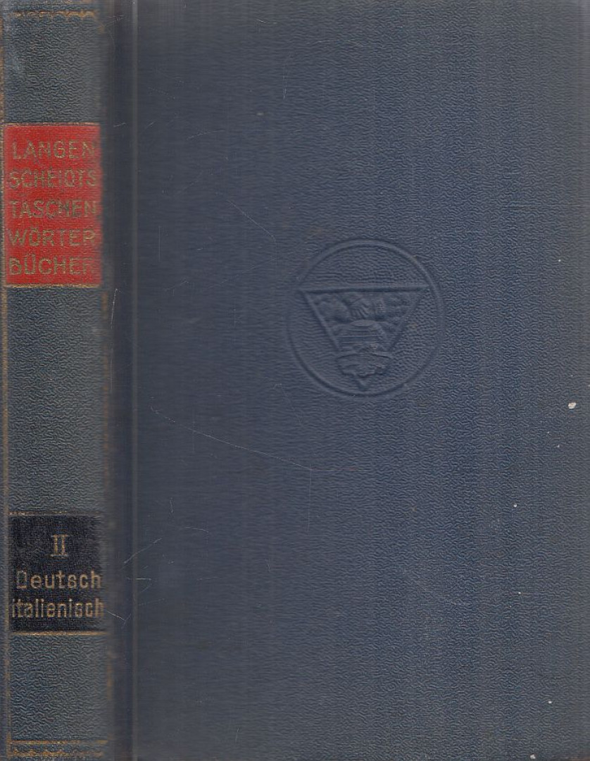 Gustavo Sacerdote - Langenscheidts Taschenwörterbuch der italienischen und deutschen Sprache - Zweiter Teil: Deutsch-italienisch [antikvár]