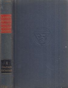 Gustavo Sacerdote - Langenscheidts Taschenwörterbuch der italienischen und deutschen Sprache - Zweiter Teil: Deutsch-italienisch [antikvár]