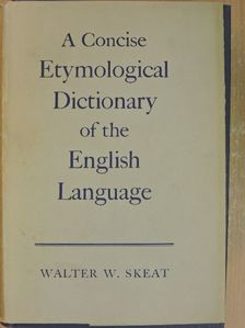 A Concise Etymological Dictionary of the English Language [antikvár]
