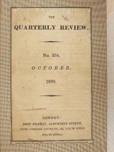 Edward Lear - The Quarterly Review 1888. July & October [antikvár]