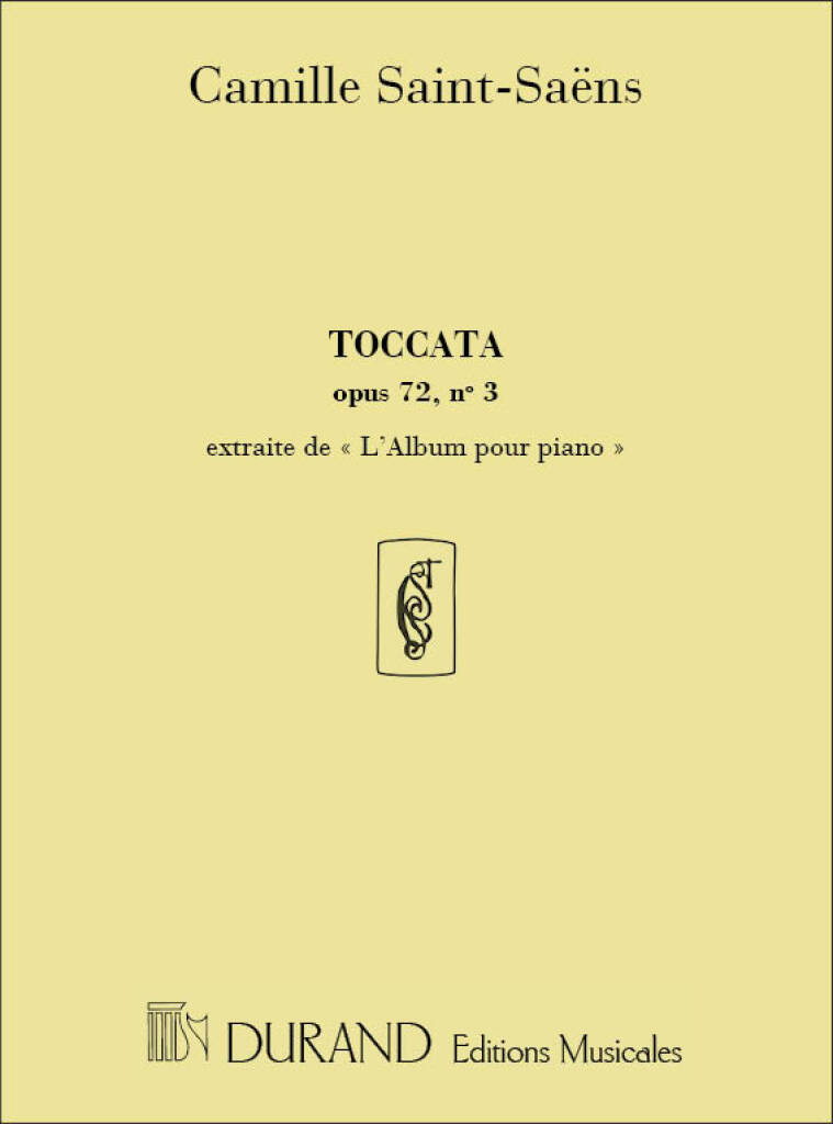 SAINT -SAENS - TOCCATA OP.72 NO.3 POUR PIANO