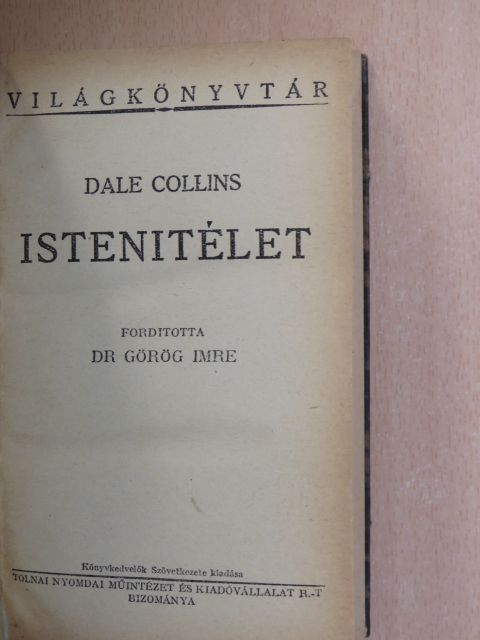 Dale Collins - Istenitélet [antikvár]