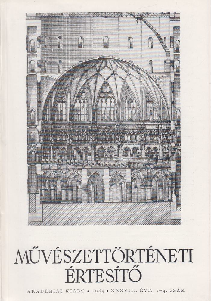 MOJZER MIKLÓS - Művészettörténeti értesítő 1989. XXXVIII. évf. 1-4. szám [antikvár]