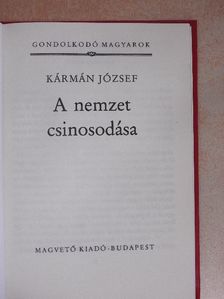 Kármán József - A nemzet csinosodása [antikvár]