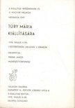 Túry Mária kiállítása (meghívó) [antikvár]