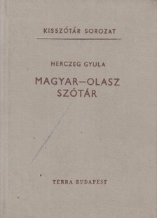 HERCZEG GYULA - Magyar-olasz szótár [antikvár]