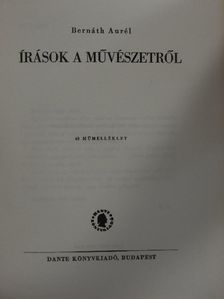 Bernáth Aurél - Írások a művészetről [antikvár]