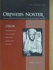 Fábián Zoltán Imre - Orpheus Noster 2011/1. [antikvár]