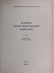 Belák Erzsébet - Egységes angol nyelvi jegyzet kezdők részére [antikvár]