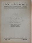 Alcser Jenő - Vízügyi Közlemények 1958/4. [antikvár]
