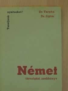 Dr. Siptár Ernő - Német társalgási zsebkönyv [antikvár]