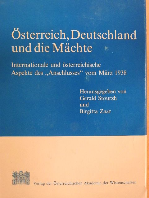 Francis L. Carsten - Österreich, Deutschland und die Mächte [antikvár]