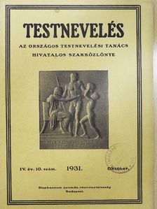 Beck István - Testnevelés 1931. október [antikvár]