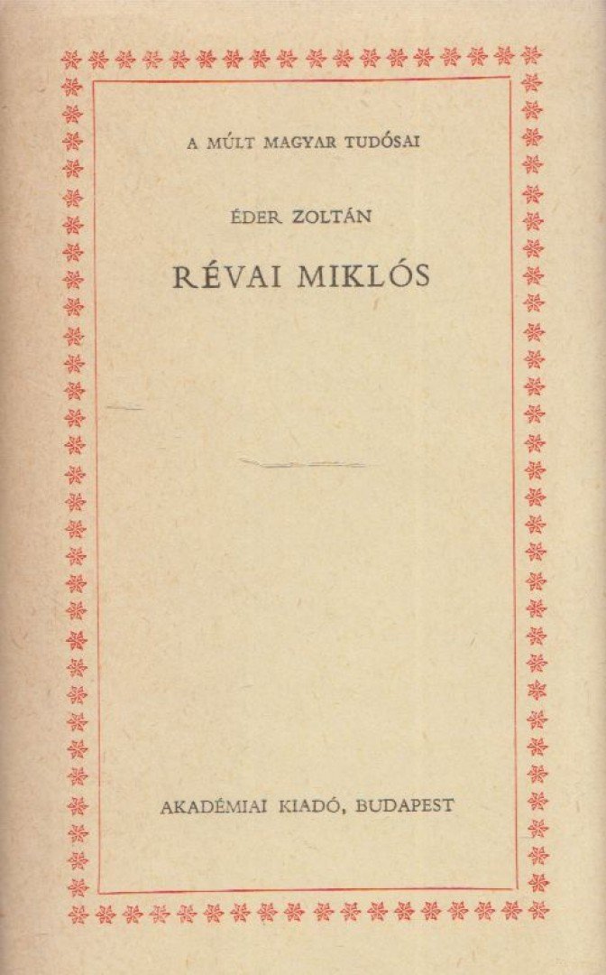 Éder Zoltán - Révai Miklós [antikvár]