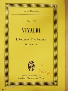 Antonio Vivaldi - Le Quattro Stagioni No. 3. - L'Autunno [antikvár]