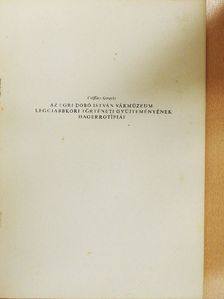 Csiffáry Gergely - Az egri Dobó István Vármúzeum legújabbkori történeti gyűjteményének dagerrotípiái [antikvár]