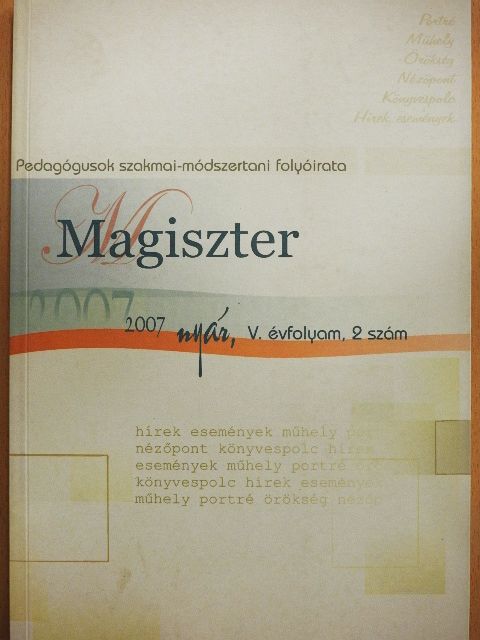 Barabás Tünde - Magiszter 2007. nyár [antikvár]