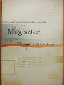 Barabás Tünde - Magiszter 2007. nyár [antikvár]