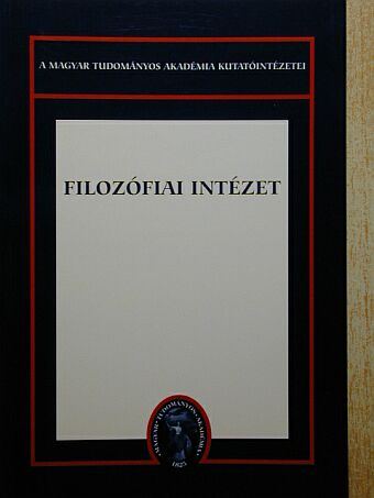 Bodnár György - Filozófiai Intézet [antikvár]