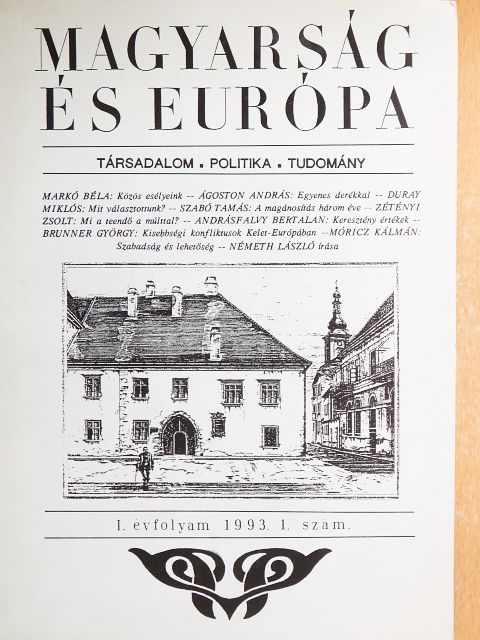 Ágoston András - Magyarság és Európa 1993/1. [antikvár]