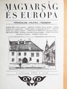 Ágoston András - Magyarság és Európa 1993/1. [antikvár]