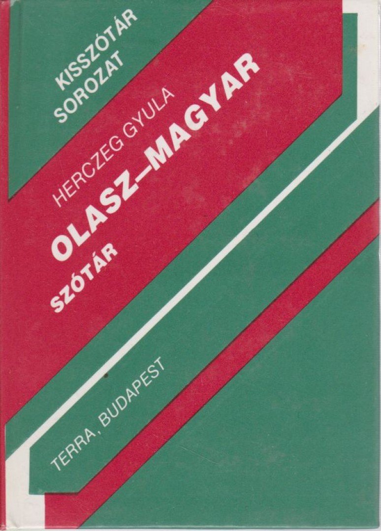 HERCZEG GYULA - Olasz-magyar szótár [antikvár]