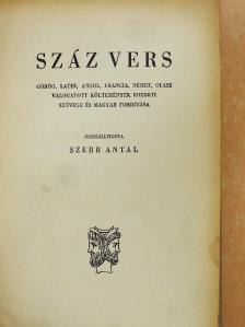 Alfred de Vigny - Száz vers [antikvár]