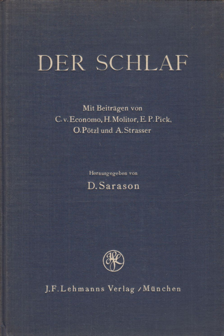 Dr. Sarason - Der Schlaf [antikvár]