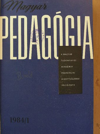 Ágoston György - Magyar Pedagógia 1984. január-december [antikvár]