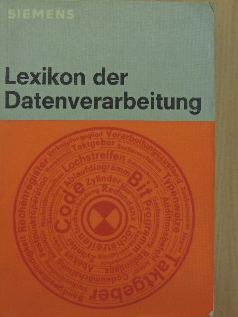 Alfred Hagenbucher - Lexikon der Datenverarbeitung [antikvár]