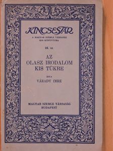 Várady Imre - Az olasz irodalom kis tükre [antikvár]