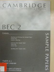 Cambridge BEC 2 - Sample Papers [antikvár]
