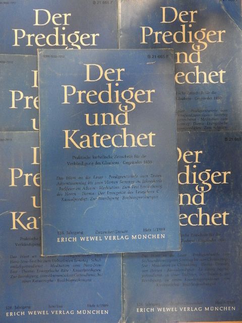Brigitte Kast - Der Prediger und Katechet 1989/1-6. [antikvár]