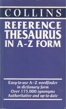 Patrick Hanks - Collins - Reference Thesaurus in A-Z form [antikvár]