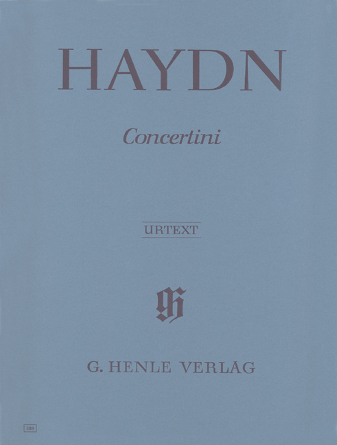 HAYDN J. - CONCERTINI FÜR KLAVIER MIT ZWEI VIOLINEN UND VIOLONCELLO URTEXT (H.WALTER)