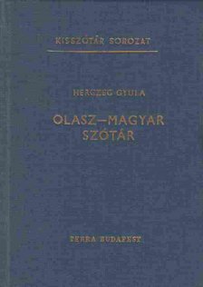 HERCZEG GYULA - Olasz-magyar szótár [antikvár]
