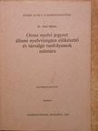 Dr. Dani Mihály - Orosz nyelvi jegyzet állami nyelvizsgára előkészítő és társalgó tanfolyamok számára [antikvár]
