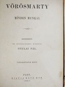 Vörösmarty - Vörösmarty minden munkái XII. [antikvár]