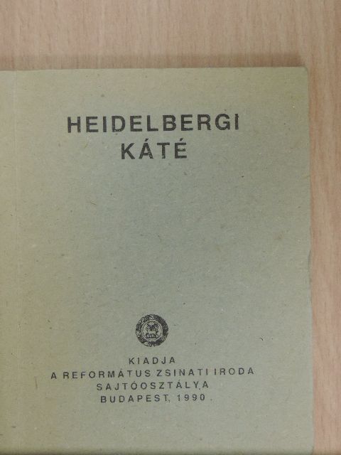 Olevianus Gáspár - Heidelbergi Káté [antikvár]