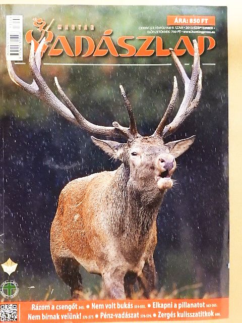 Magyar Vadászlap 2013. szeptember [antikvár]