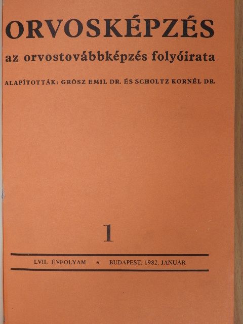 Dr. Böszörményi Miklós - Orvosképzés 1982-1983. január-december [antikvár]