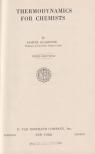 Samuel Glasstone - Thermodynamics for Chemists [antikvár]