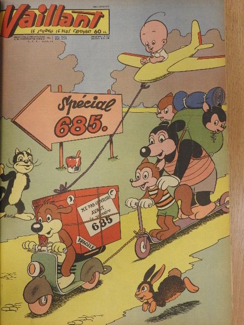 Jean Sani - PIF Vaillant 1958. (nem teljes évfolyam) [antikvár]