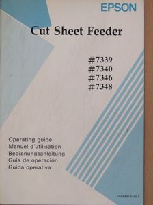 Cut Sheet Feeder - Epson 7339, 7340, 7346, 7348 [antikvár]