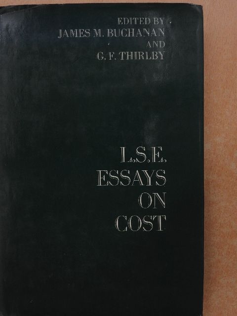F. A. von Hayek - L. S. E. Essays on Cost [antikvár]