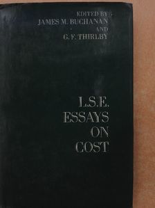 F. A. von Hayek - L. S. E. Essays on Cost [antikvár]
