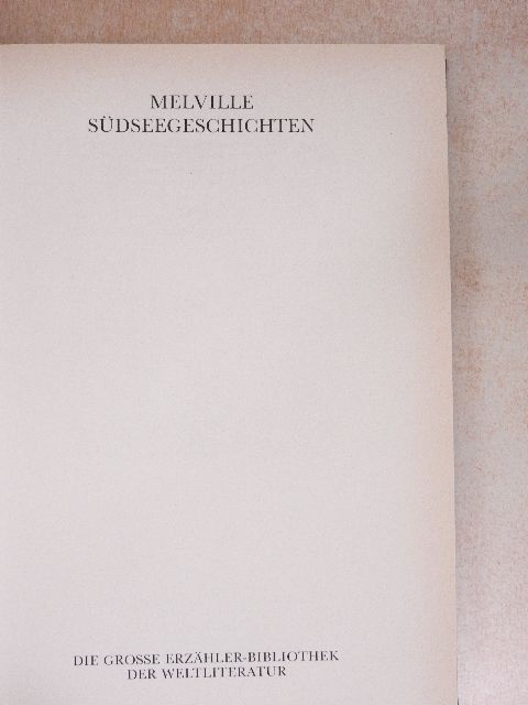 Herman Melville - Südseegeschichten [antikvár]